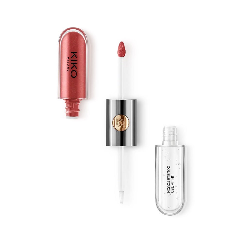 KIKO Milano Unlimited Double Touch ruj lichid în doi pași 107 Cherry Red 6ml