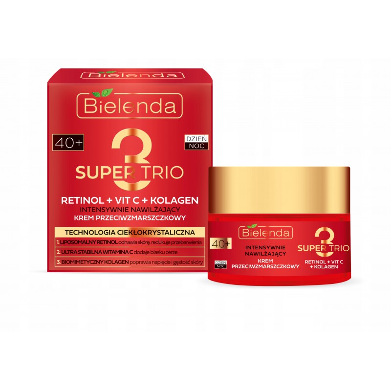 Bielenda Super Trio Cremă de față 40+ 50ml