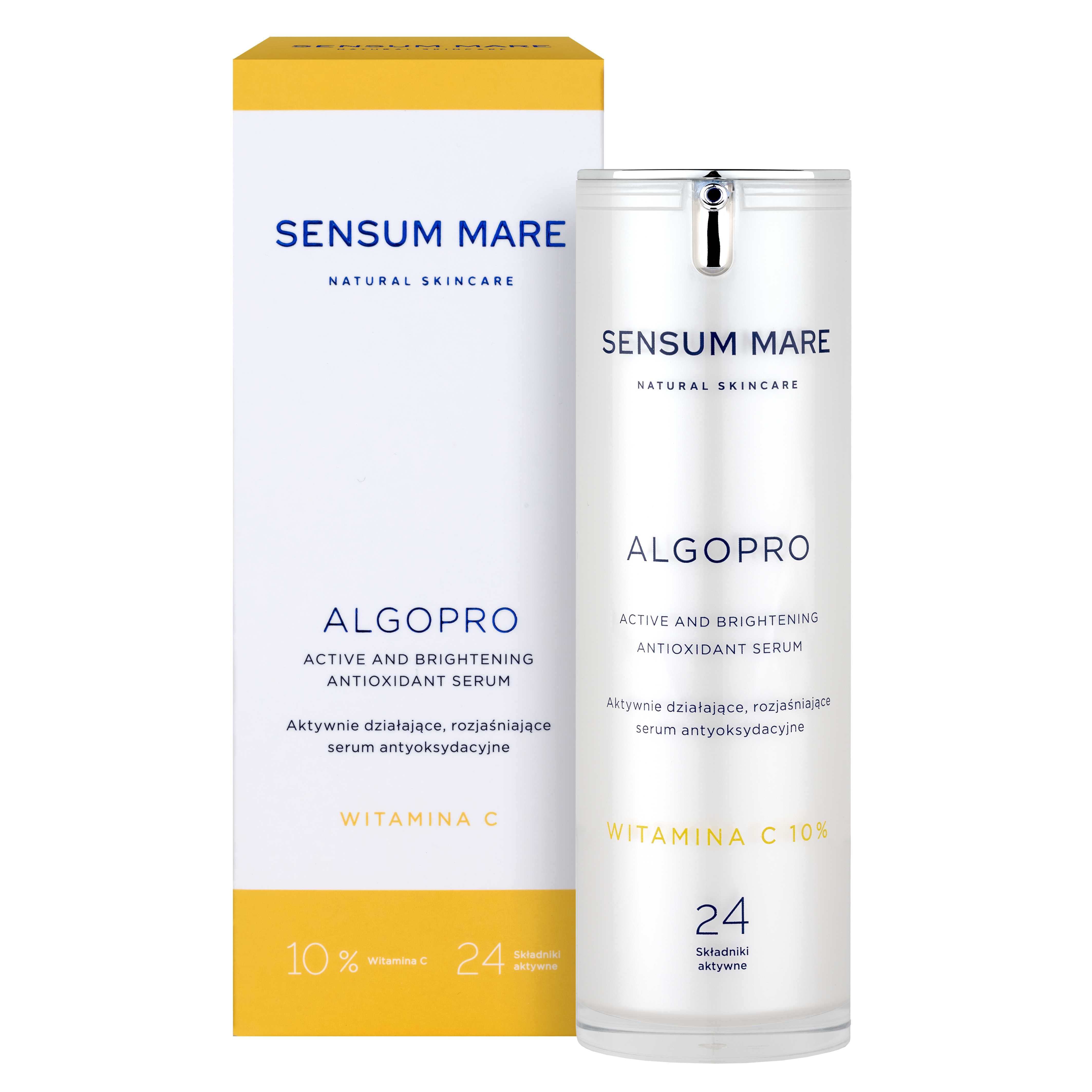Sensum Mare Algopro C Serum iluminator cu vitamina C 10% 30ml