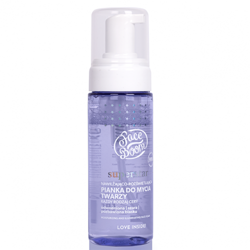 FaceBoom Superstar spumă de spălare a feței 150ml