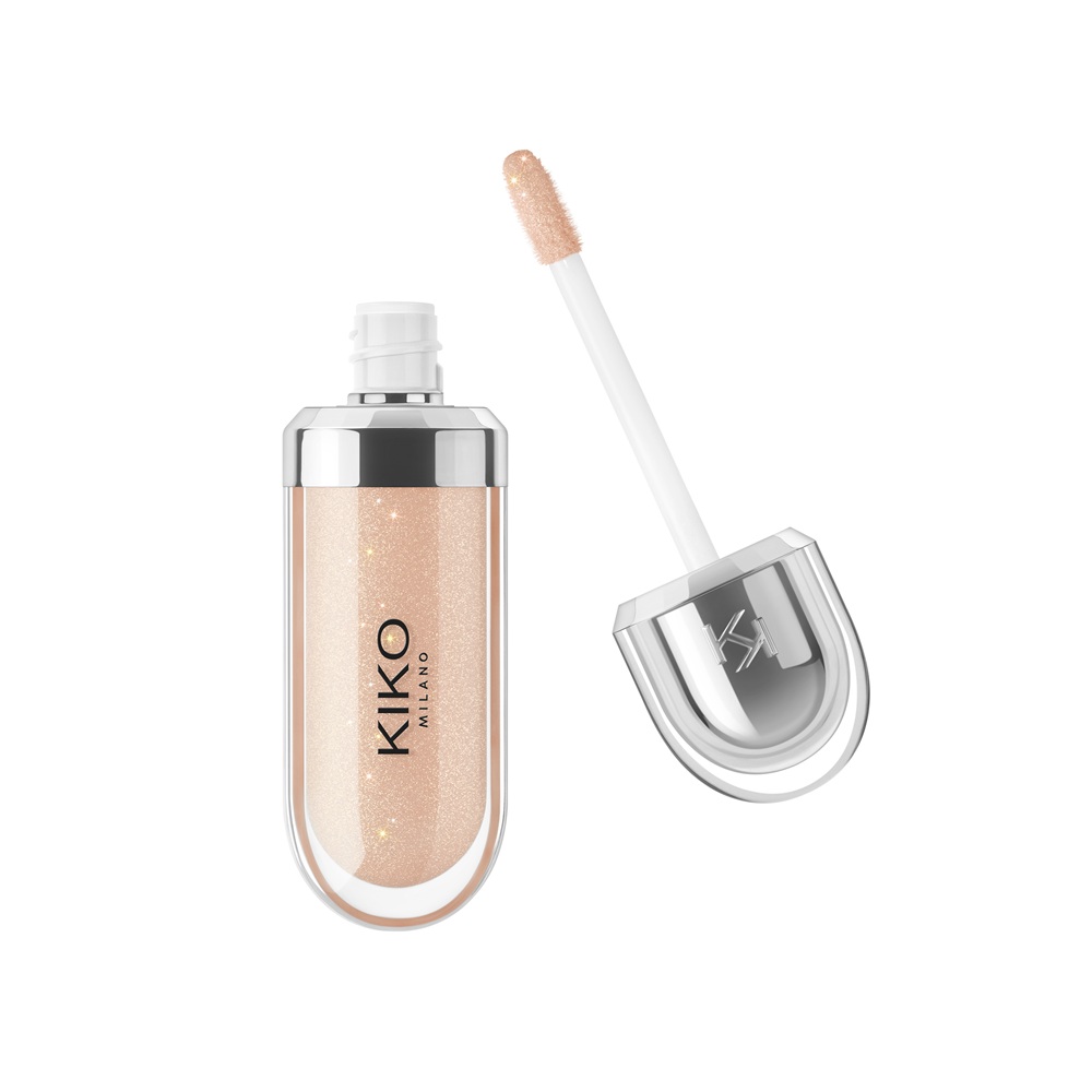 KIKO Milano 3D Hydra Lipgloss luciu de buze înmuiere cu efect 3D 02 Natural Beige 6.5ml