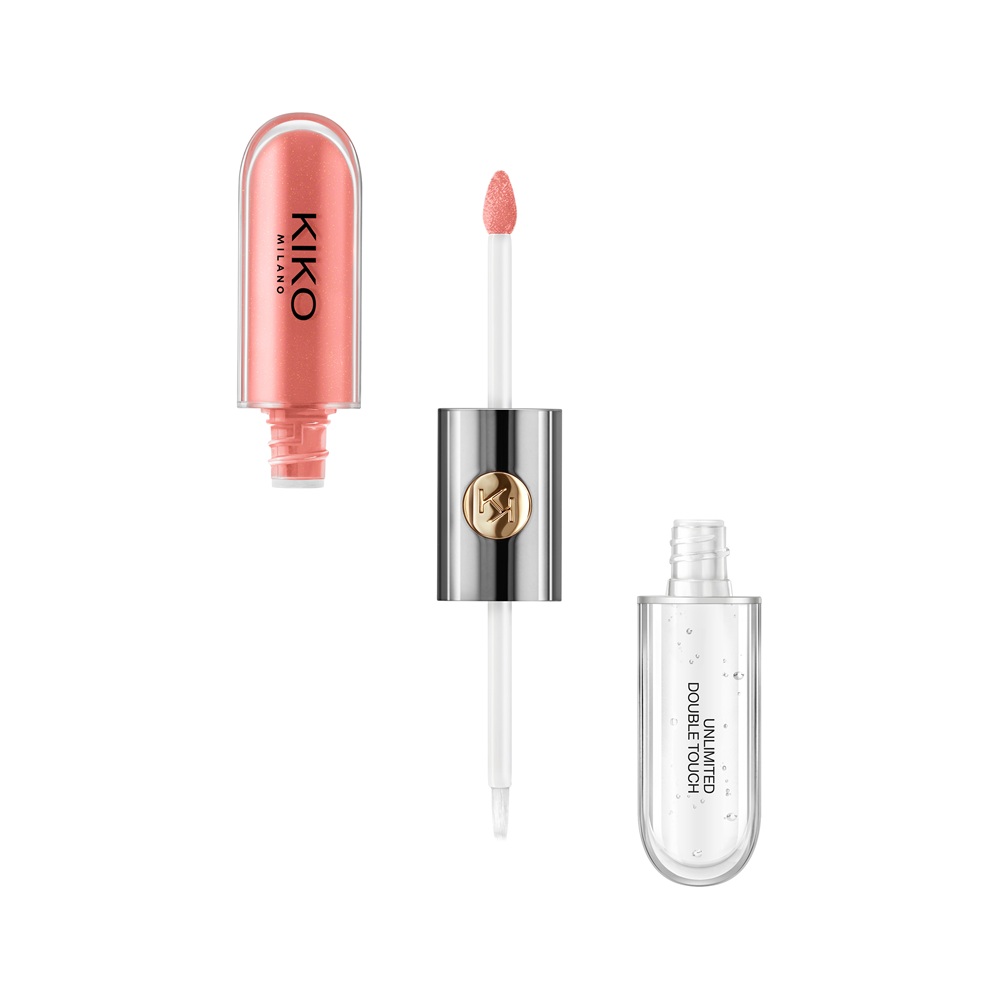 KIKO Milano Unlimited Double Touch ruj lichid în doi pași 113 Satin Coral 6ml