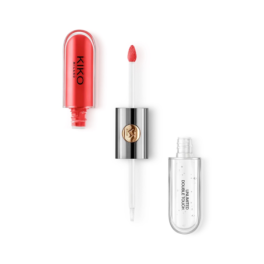 KIKO Milano Unlimited Double Touch ruj lichid în doi pași 115 Fire Red 6ml