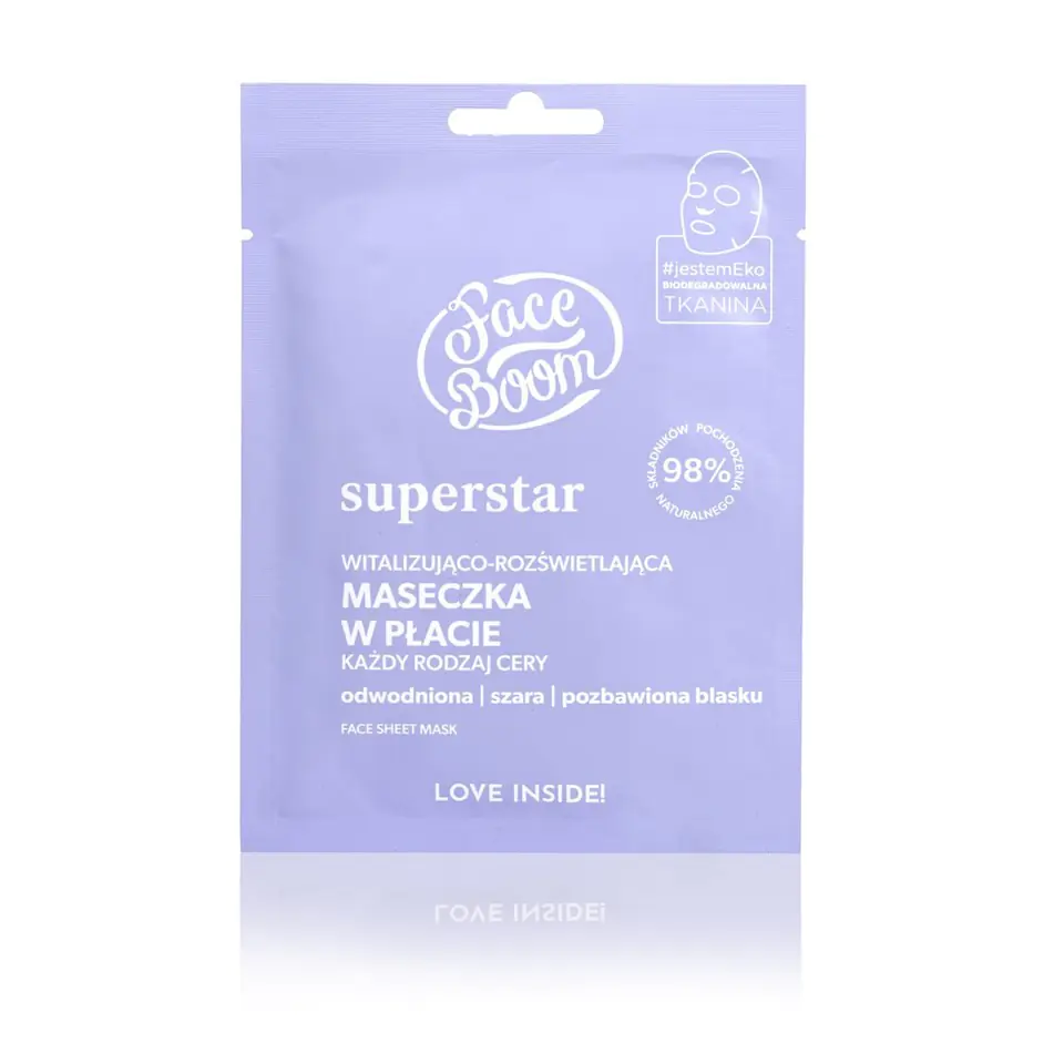FaceBoom Superstar Revitalizing and Illuminating Sheet Mask