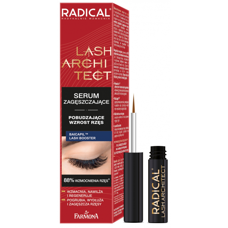 Farmona Radical Lash Architect Serum de îngroșare pentru stimularea creșterii genelor 5ml