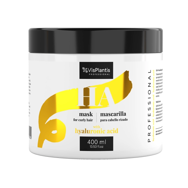 Vis Plantis Mască pentru păr creț cu acid hialuronic 400ml