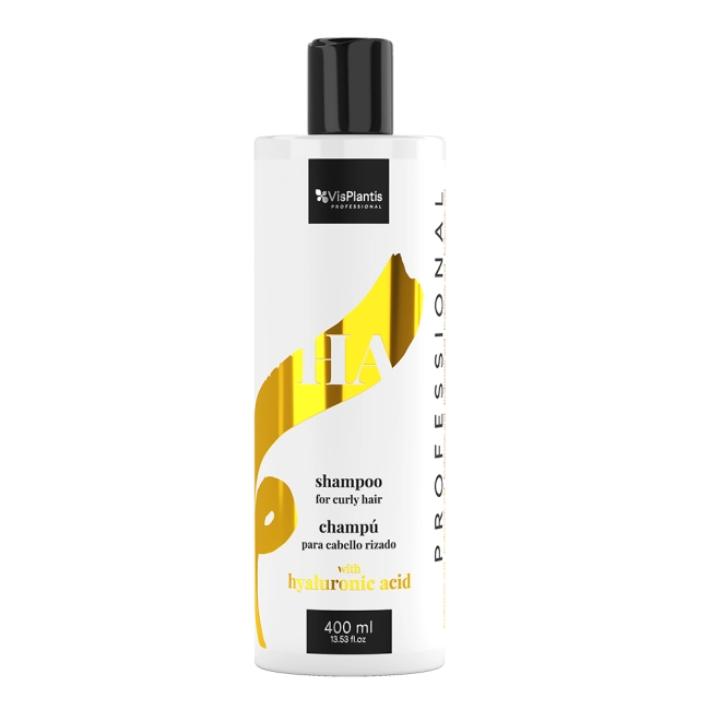 Șampon pentru păr creț cu acid hialuronic Vis Plantis 400ml