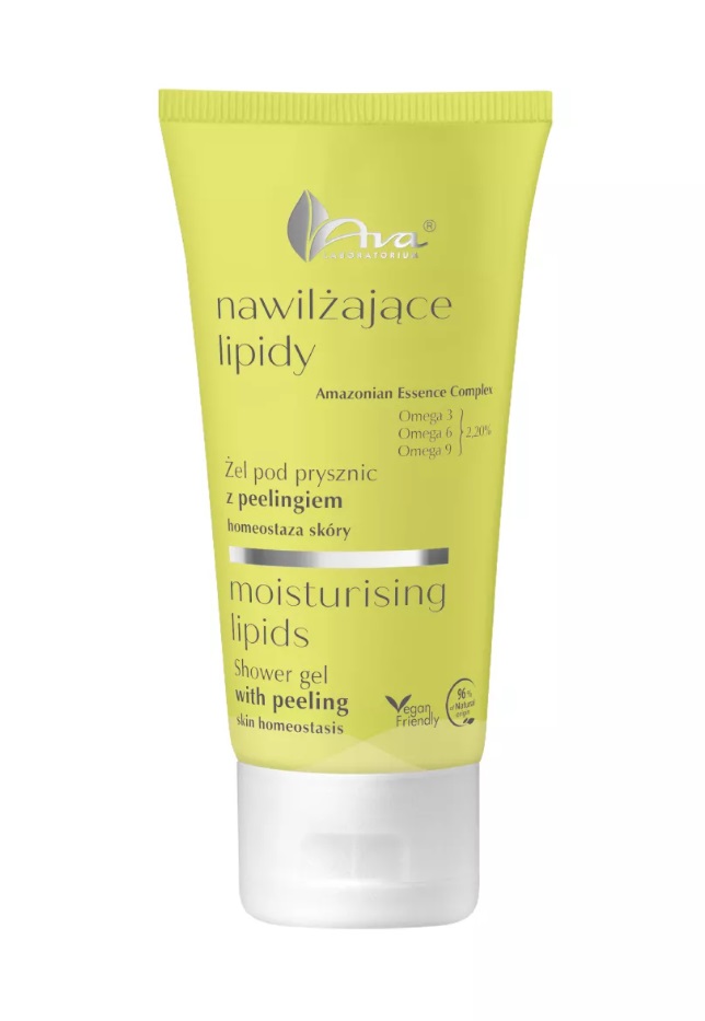 AVA Lipids Gel de duș hidratant cu scrub 150ml