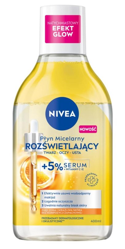 NIVEA Loțiune micelară iluminantă cu 5% ser 400ml