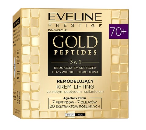 Eveline Gold Peptides Remodelling Cream-Lifting 70+ 50ml