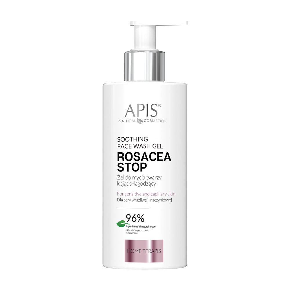 APIS Rosacea Stop Face Wash Gel calmant și liniștitor 300ml