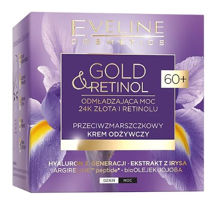 Eveline Gold & Retinol Anti-Wrinkle Nourishing Cream 50ml