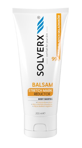 Solverx Stretch Mark Reducer Anti-stretch Mark Loțiune de corp 200ml