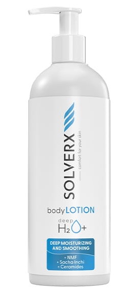 Solverx Deep H2O+ Loțiune hidratantă profundă pentru corp 400ml