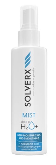 Solverx Deep H2O+ Brumă hidratantă pentru față 150ml