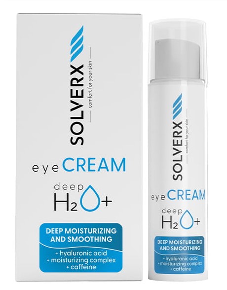 Solverx Deep H2O+ Cremă hidratantă pentru ochi 15ml
