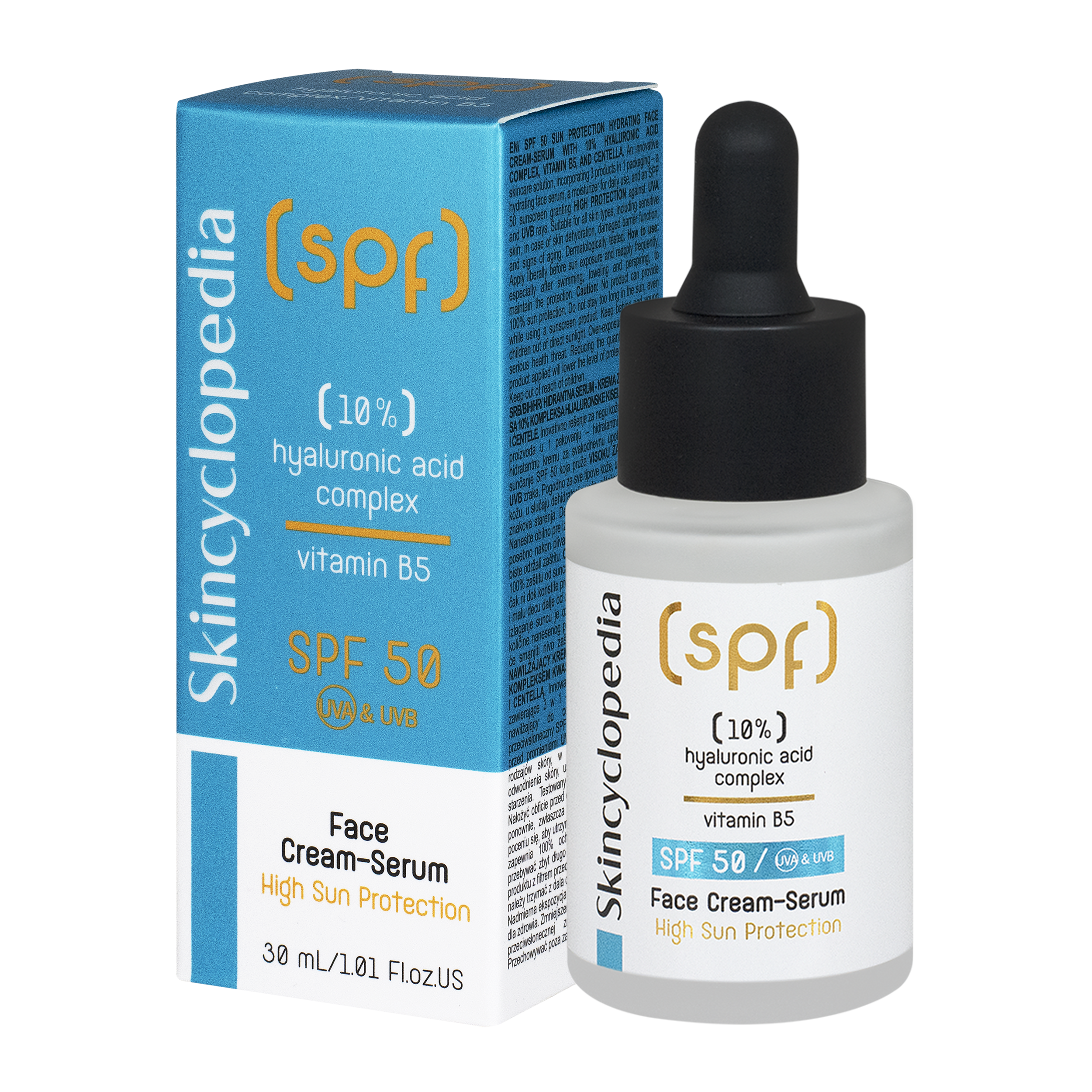 SkinCyclopedia Hyaluronic Acid Complex Cream-Serum SPF50+ 30ml
