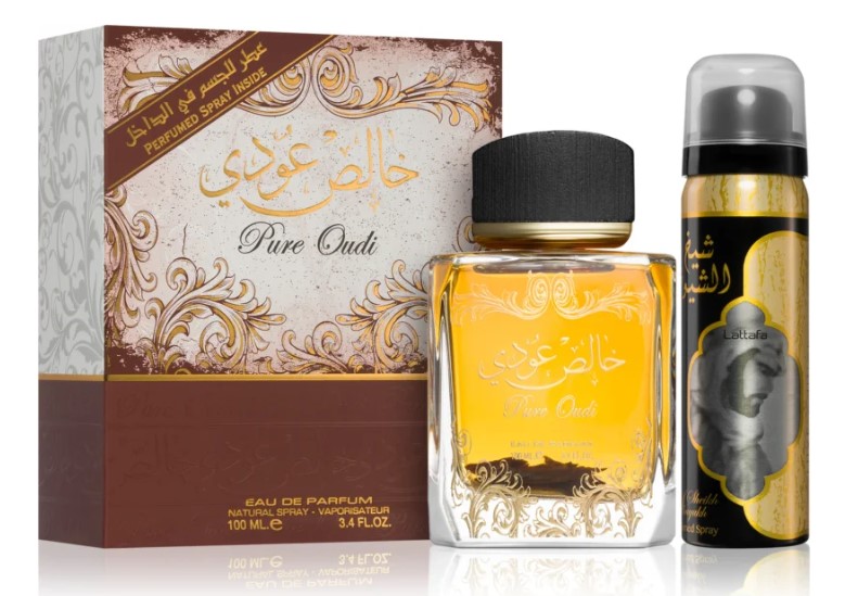 LATTAFA Pure Oudi Unisex Parfum Apă + Spray Set