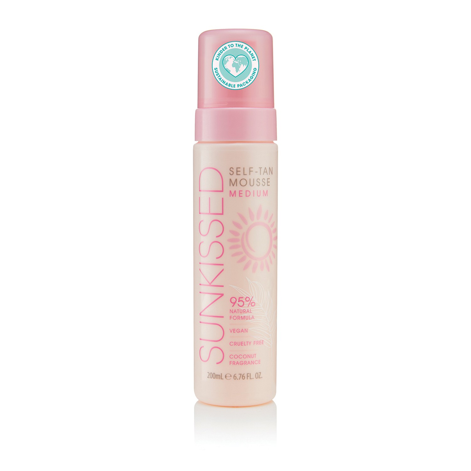 Sunkissed Self-Tan Mousse Body Spumă Bronzantă Mediu 200ml