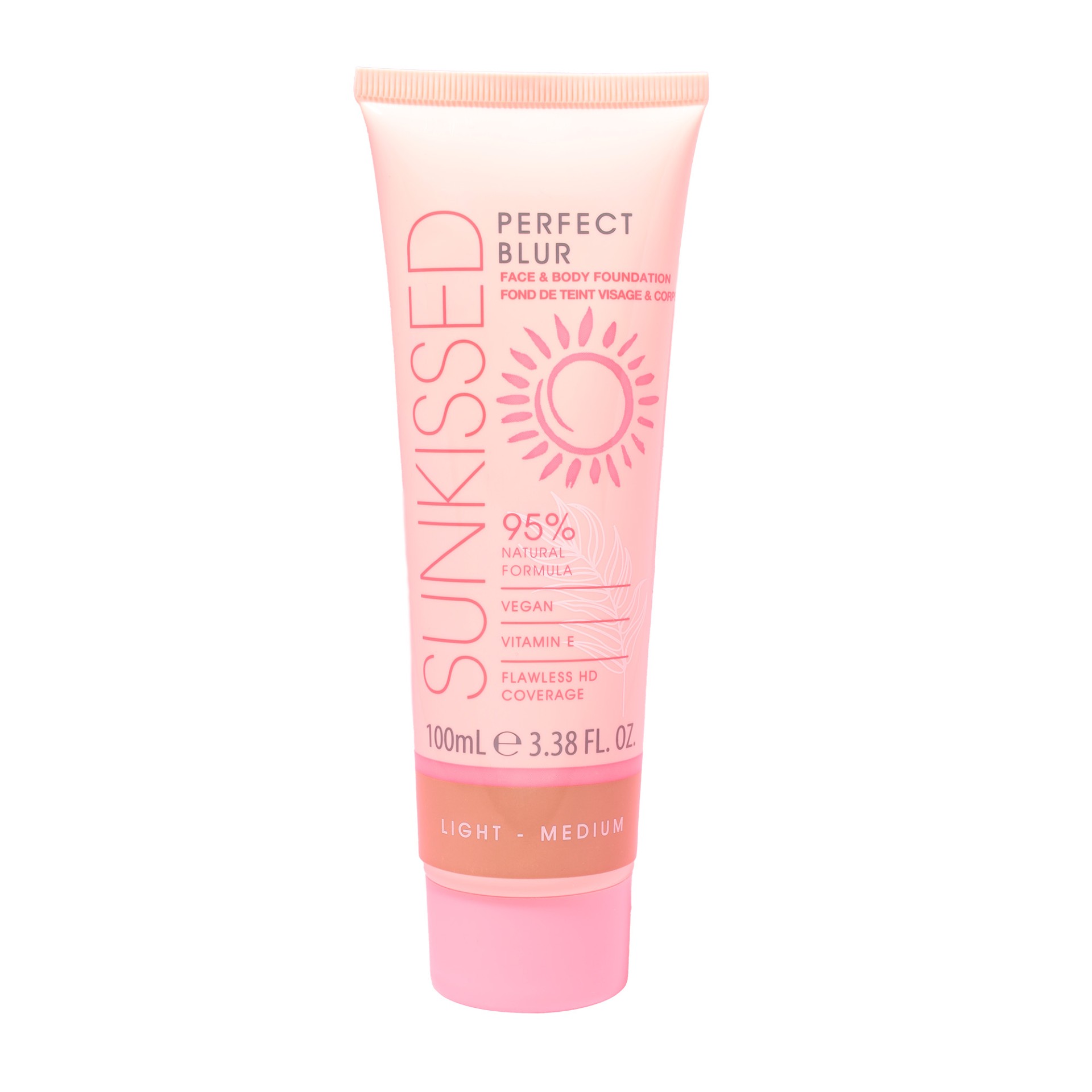 Sunkissed Perfect Blur Fond de ten de lungă durată pentru față și corp Light - Medium 100ml