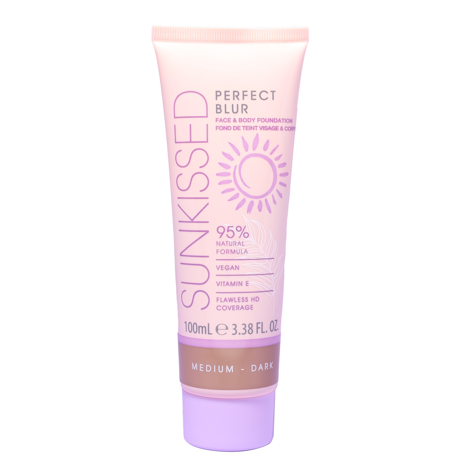 Sunkissed Perfect Blur Fond de ten de lungă durată pentru față și corp mediu - închis 100ml