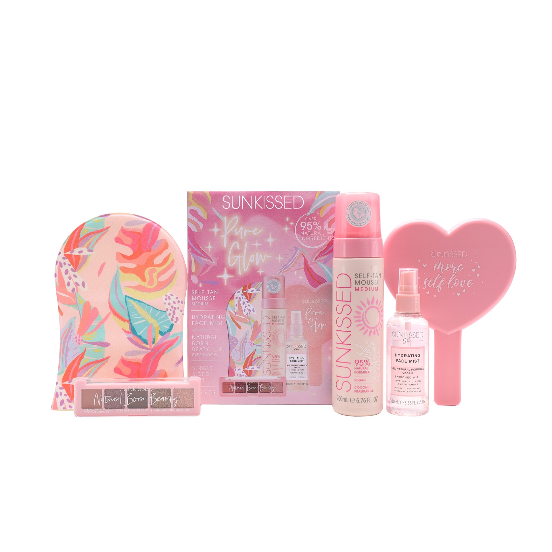 Sunkissed Pure Glow Collection Set de produse autobronzante Medium