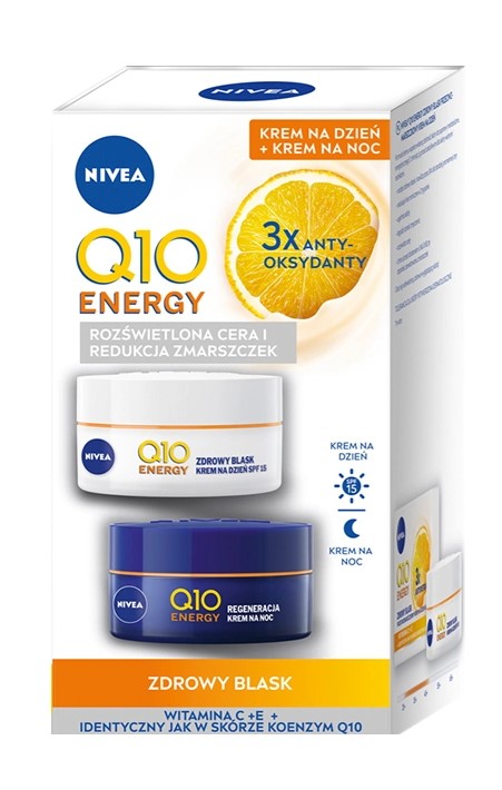 Set cremă de zi și de noapte NIVEA Q10 Energy
