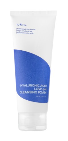 Isntree Acid hialuronic Spumă de spălare facială cu pH scăzut 150ml