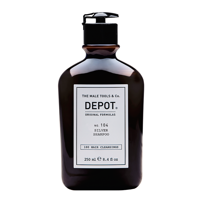 Depot No.104 Șampon argintiu pentru păr gri 250ml