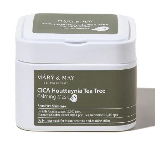 Mary & May Cica Cica Houttuynia Tea Tree Set de măști 30 de bucăți