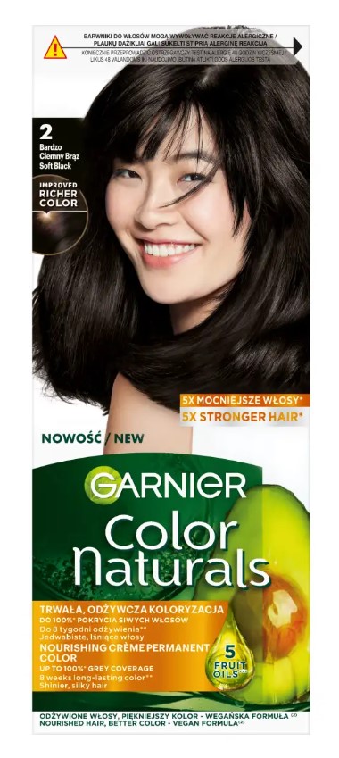 Garnier Color Naturals Hair Colour 2.0 Extra Dark Brown
