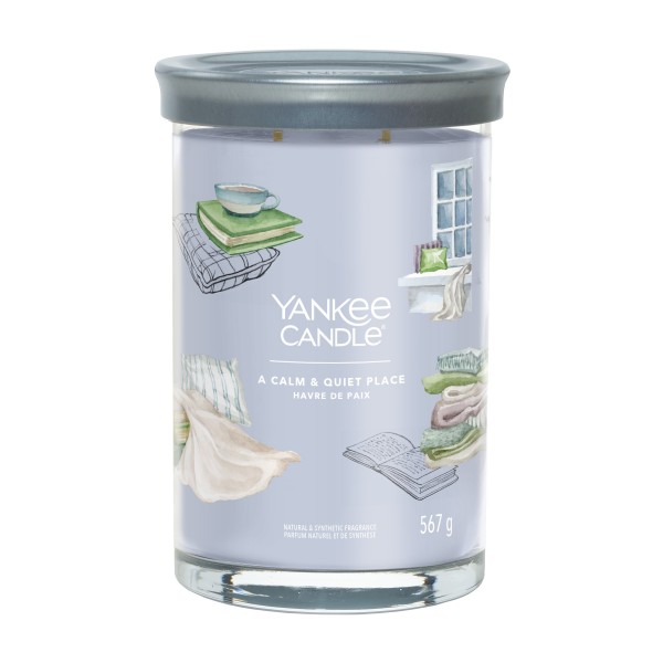 Lumânare Yankee Candle Lumânare în borcan mare cu două fitiluri Calm &amp; Quiet Place