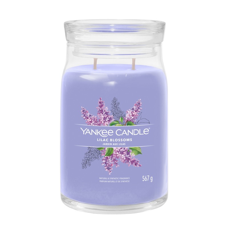 Yankee Candle Lumânare Signature Lumânare în borcan mare cu două fitiluri Lilac Blossom