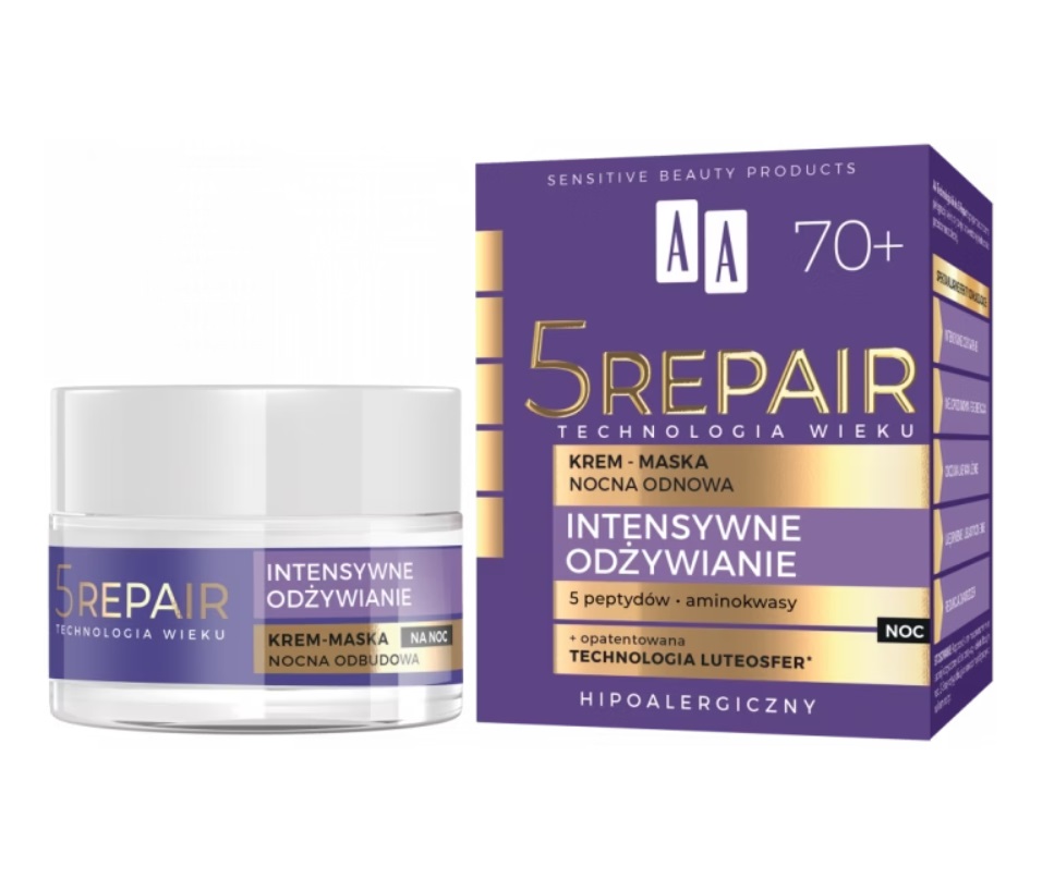 AA Age Technology Night Recovery Cream-Mask 70+ 50ml