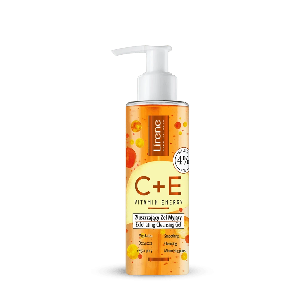 Gel de curățare exfoliant Lirene C+E 145ml