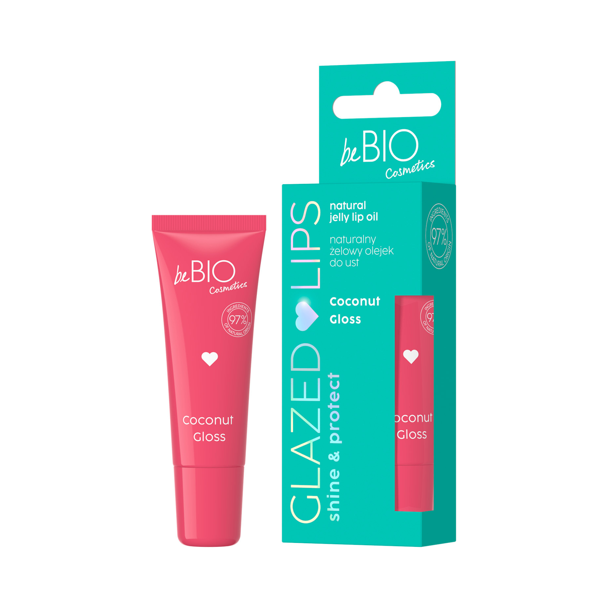 beBIO Lip Oil Coconut Gloss 10ml