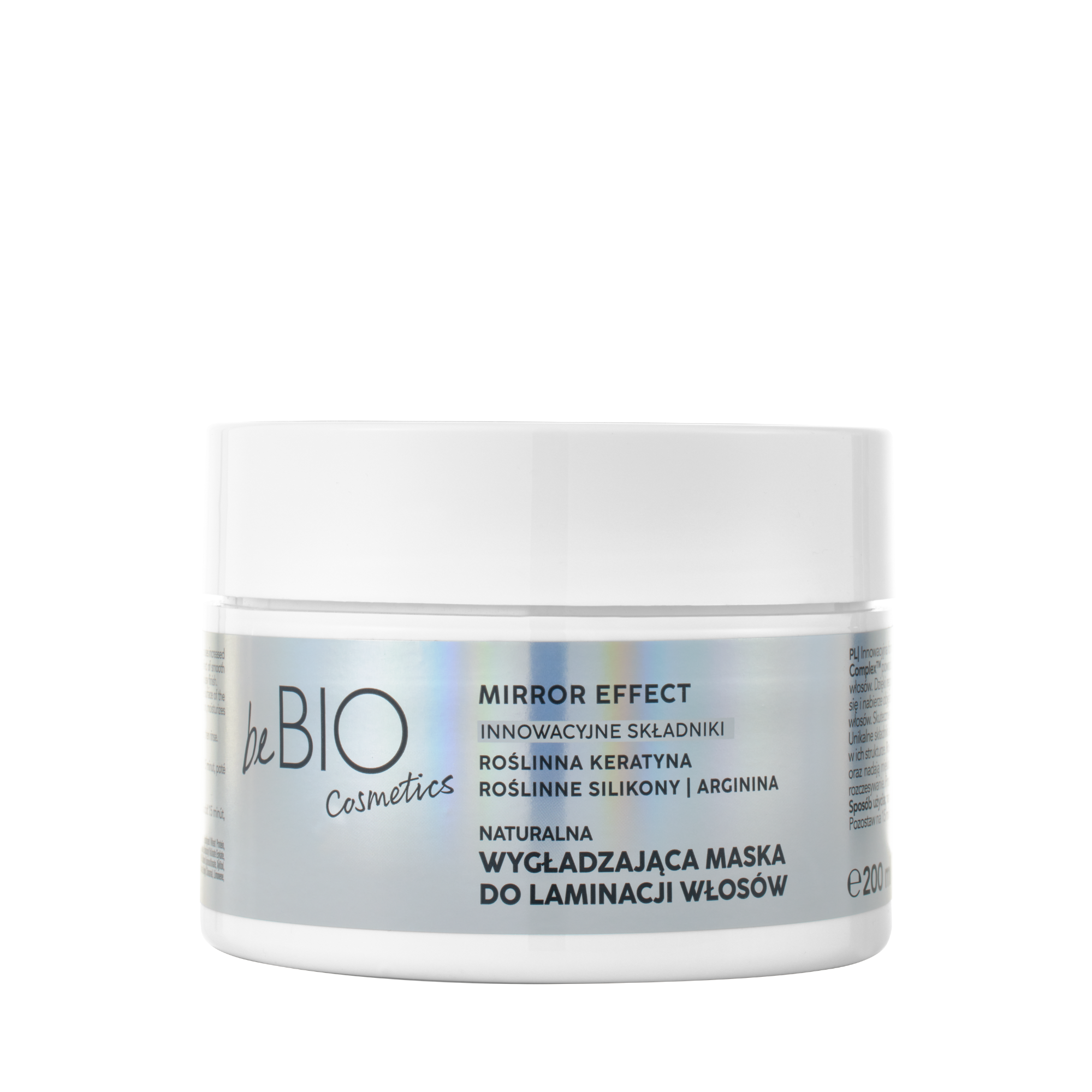 beBIO Mască de laminare a părului 200ml