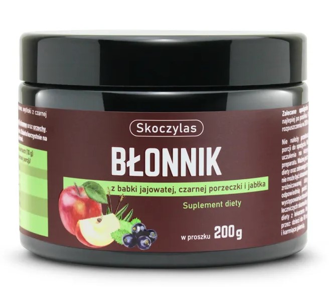 Skoczylas Fibre de vinete Coacăz negru și mere Supliment alimentar 200g