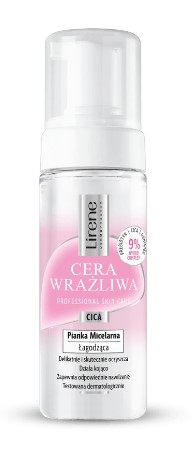 Spumă micelară calmantă pentru pielea sensibilă Lirene 150ml