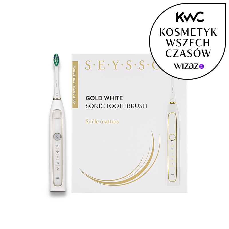 SEYSSO Gold White periuță de dinți sonică Gold White