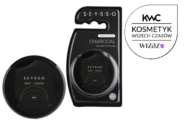 SEYSSO Charcoal Black Ață dentară 40m