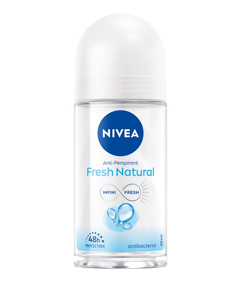 NIVEA Fresh Natural Antiperspirant roll-on, 50 ml