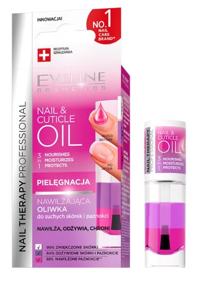 Eveline Olive hidratant pentru cuticule și unghii uscate 8ml