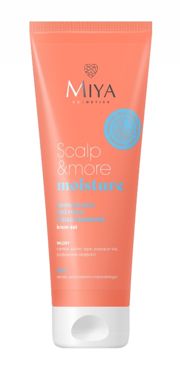 MIYA Scalp &amp; More Moisture Balsam hidratant pentru păr cu Niacinamidă 200ml