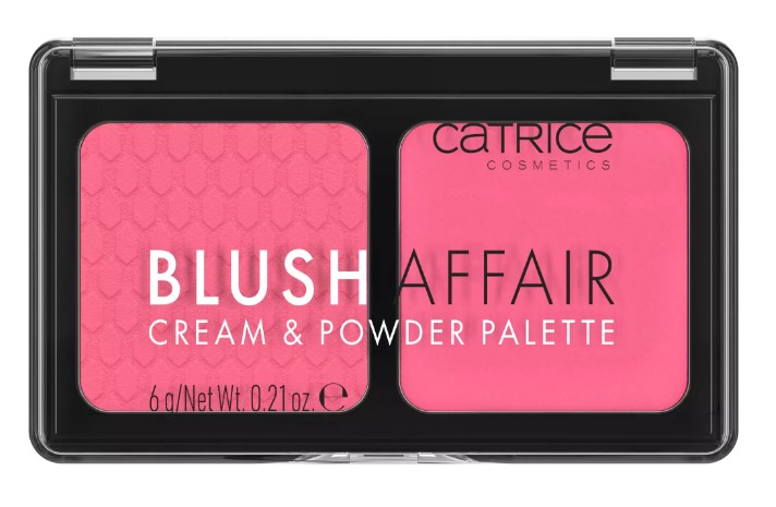 Paletă de farduri de obraz Catrice Blush Affair 020 Pleasing Pink