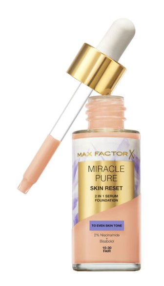 Max Factor Miracle Pure Skin Reset Foundation 10-30 Fair