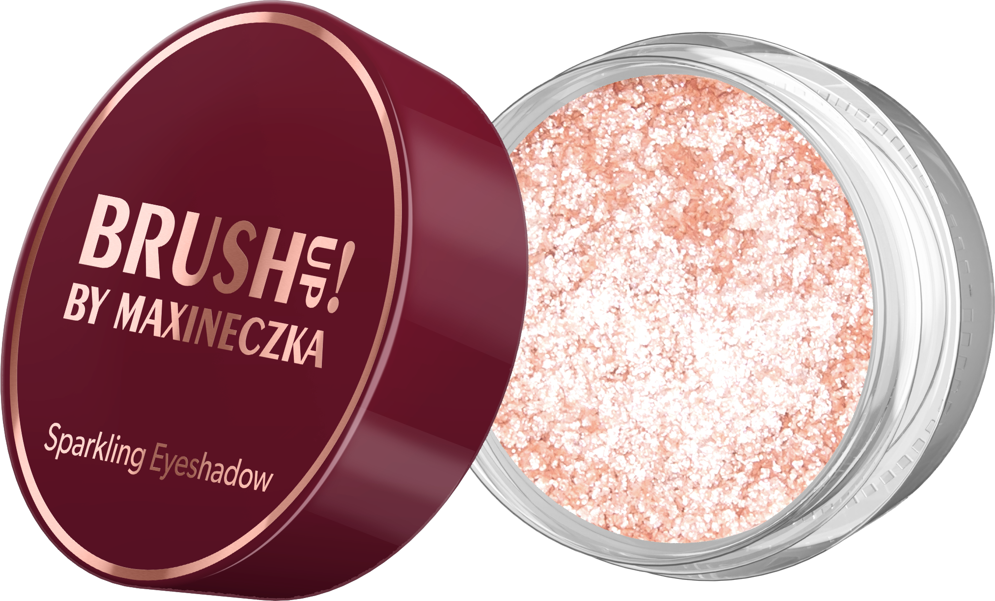Brush Up! By Maxineczka Fard de Pleoape Strălucitor 02 Peach Gold