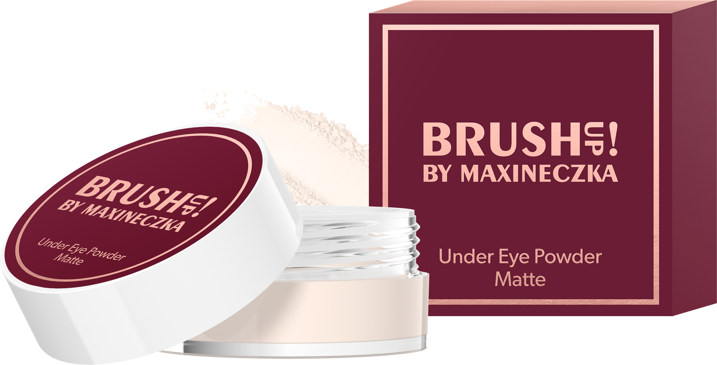 Brush Up! by Maxineczka Under Eye Powder Matte Puder pod Oczy Matowy 6g