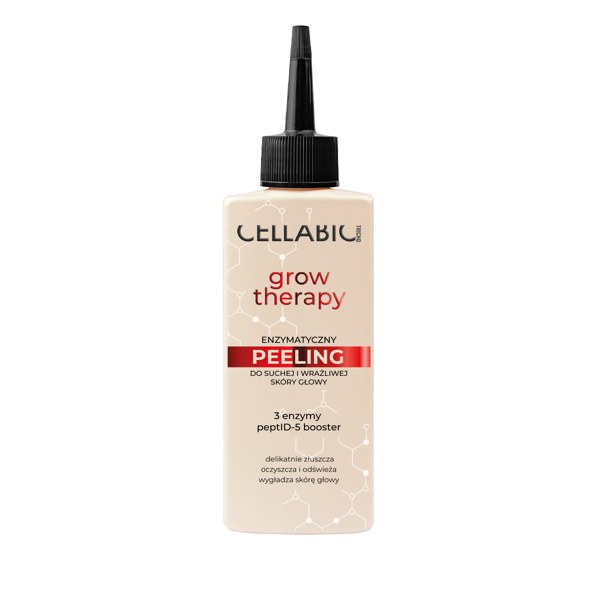 Cellabic Grow Therapy Enzymatic Scrub pentru pielea uscată și sensibilă a capului 150ml