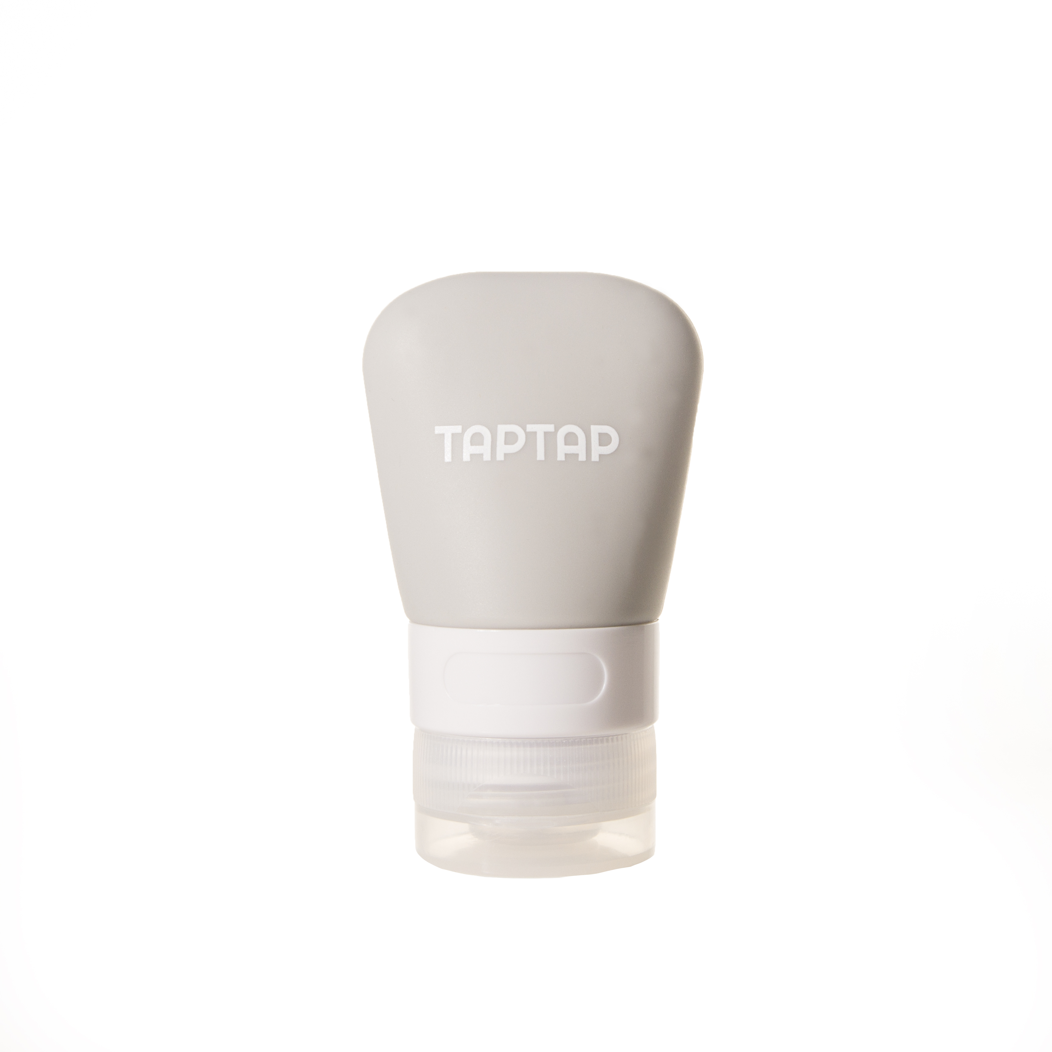 Recipient de călătorie din silicon TAPTAP gri 35ml